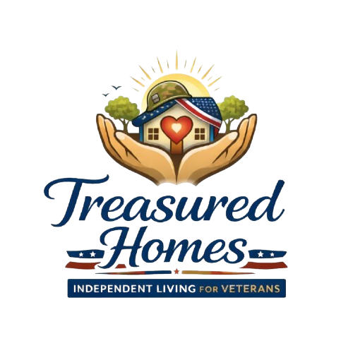 Treasured Homes veteran housing program logo