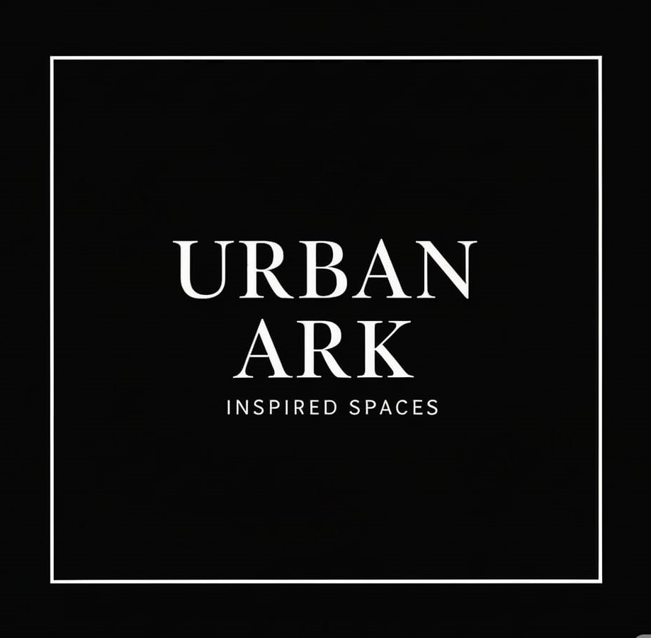 Urban Ark logo: white text on black background, in a white square border. Text reads: 